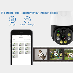 Cámara DE SEGURIDAD IP para exteriores, visión nocturna, Audio bidireccional, Wi-Fi, videovigilancia, características CMOS, tarjeta de memoria, red 4G IP66 para interiores - Product Image 5