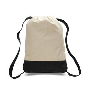 Mochila con cordón de lona de nuevo estilo Draw String Sport Gym Bag - Product Image 1