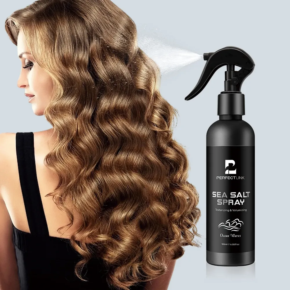 Özel etiket özel UV koruyucu saç sprey besleyici saç şekillendirici deniz tuzu saç spreyi
