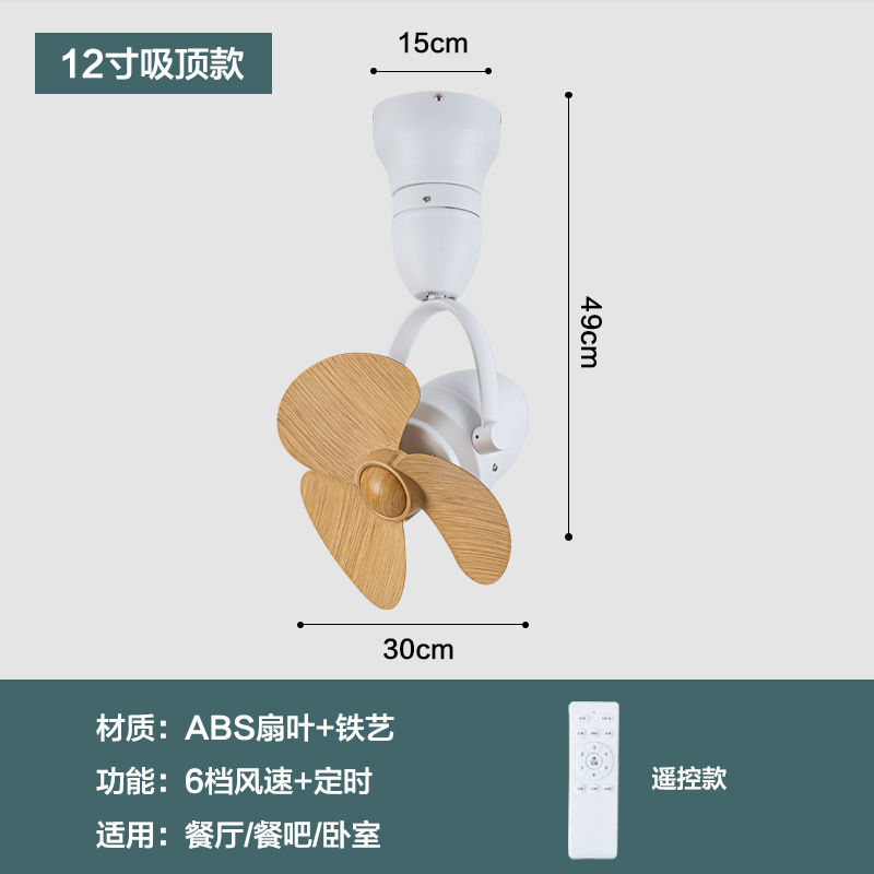 12-inch White Light Wood Grain Ceiling Mount