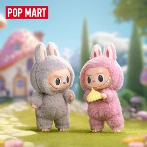 原创Labubu Popmart怪物心马卡龙乙烯基盲盒聚氯乙烯收藏玩具动物主题新年礼物 - Product Image 1