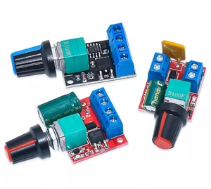LED PWM DC regolatore motore velocità scheda di controllo interruttore oscuramento Max 90W modulo DC 4.5V-35V 5A 20khz regolabile - Product Image 1