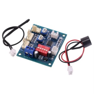 DC 12V 5A PWM PC CPU Lüfter Temperatur regelung Drehzahl regler Modul Summer Hoch temperatur alarm NTC B 3950 Therm istor 50K