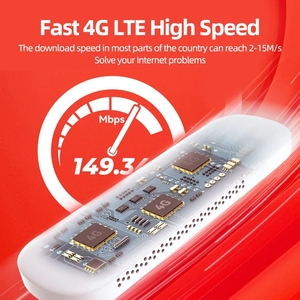 PIX-LINK Venta al por mayor WiFi móvil Fácil de conectar USB 4G 300Mbps Admite frecuencia 2,4G con interfaz Sim para redes 4G LTE - Product Image 3