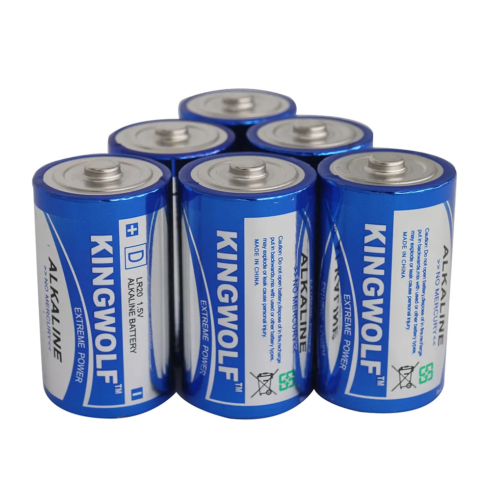 Professionele Oem Leverancier Am1 LR20 Droge Batterijen 1.5V D Alkaline Batterij Voor Zaklampen Elektrische Speelgoed