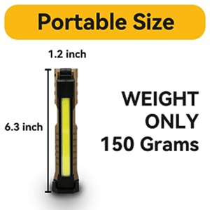 Luci cob multifunzione portatili con magnete ricaricabile torcia a Led lanterne lampada da lavoro portatile torcia elettrica lampada da lavoro - Product Image 5