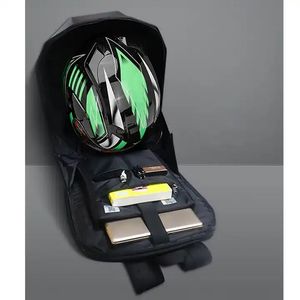 <strong>LED</strong> Knight Motorcycle Backpack with Full-Color Screen Kids and Teen DIY <strong>Programming</strong> Laptop Backpack Riding Backpack