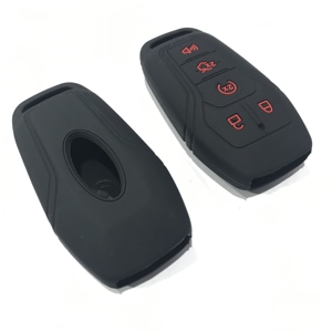Silicone Smart Car Key Cover Shell Case Keyless Entry HolderためFord F-150 Lincoln Fusion MKZ Mustang MKC 5 Buttons Smart Key - Product Image 5
