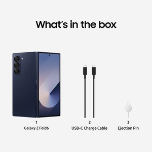 SAM Galaxy Z Fold 6 AI Smartphone 7.6&quot; 4400mAh Snapdragon 8 Gen <strong>3</strong> AI Photo Edits Large Screen <strong>Unlock</strong> 99% New Android Phone