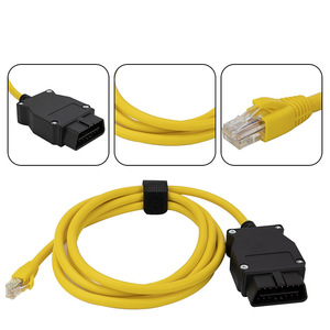 Ersatz für BMW G/F-Serie Codierung OBD Enet Datenkabel 2 in 1 USB-C zu RJ45 zu J1962 OBD2 16-Stift-Adapter Programmierlinie