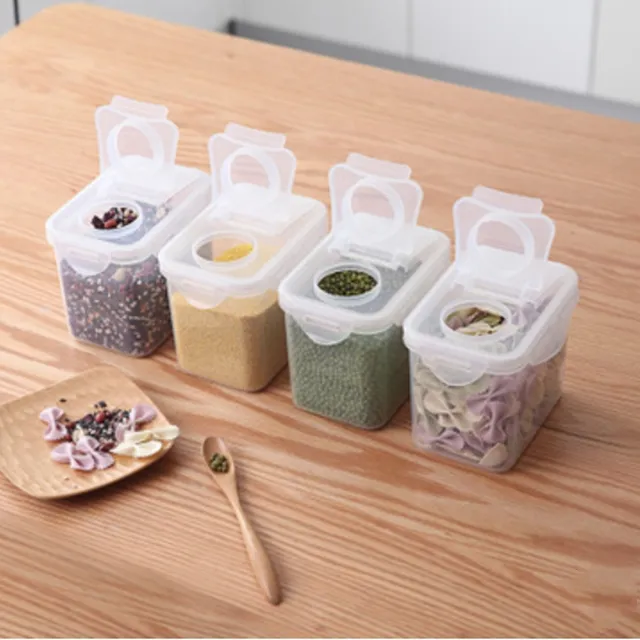 Verschluss deckel Lebensmittel Aufbewahrung sbox Behälter Transparente auslaufs ichere Kunststoff Aufbewahrung behälter Boxen für den Heimgebrauch