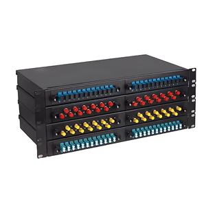 19英寸1U机架安装12端口ST光纤接线板接线盒-全配电箱解决方案 - Product Image 5