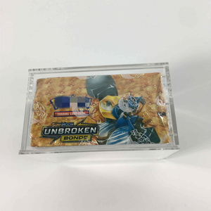 ขายส่ง TCG An-ti UV 99% การ์ดซื้อขายการ์ดเกมอะคริลิคกล่องบูสเตอร์แพ็คพร้อมฝาปิดแบบดึงออก - Product Image 1