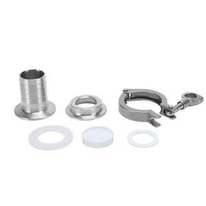 Raccords de serrage sanitaires à déchargement rapide et robuste à broche unique Pince d'alignement de tuyau pour tuyaux