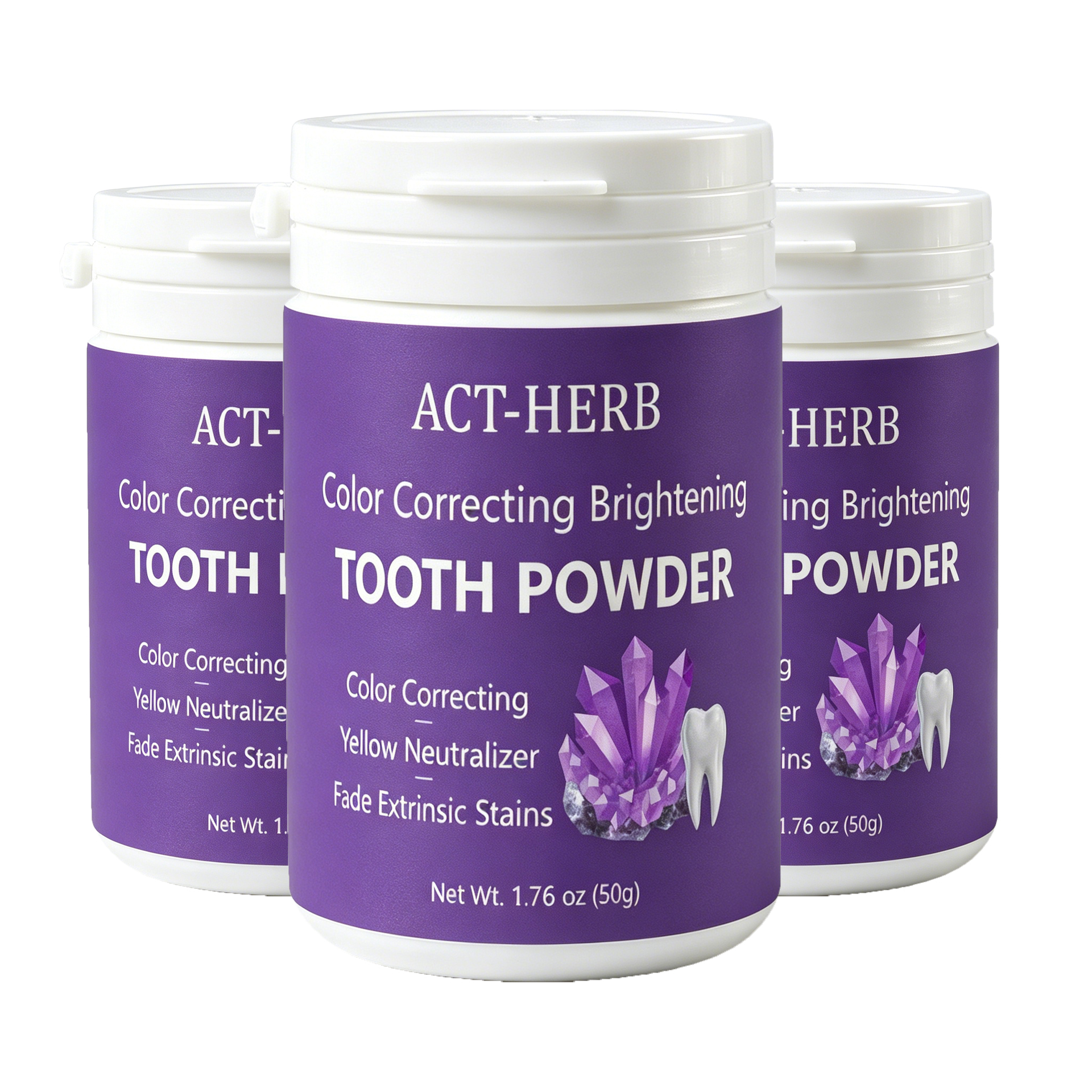 Color Correcting Brightening Tooth Powder