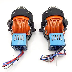 3 inç 12V çoklu LED cips 4 ışık kaynakları yüksek kalite LED projektör Lens lambası - Product Image 5