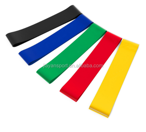 Banda elástica de resistencia de ejercicio largo de látex TPE, conjunto de logotipo personalizable para Fitness, entrenamiento en casa, culturismo, estiramiento de botín - Product Image 6