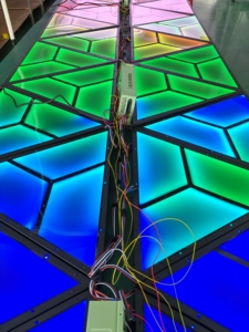 <strong>Led</strong> Celliing Light RGB <strong>LED</strong> Pixel Matrix Programmable Triangle Panel Light for bar Lights Stage Event Disco Dj Night Club Decor - Product Image 3