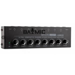 Amplificador de auriculares compacto HA800, amplificador de monitor de auriculares, controlador de 8 canales