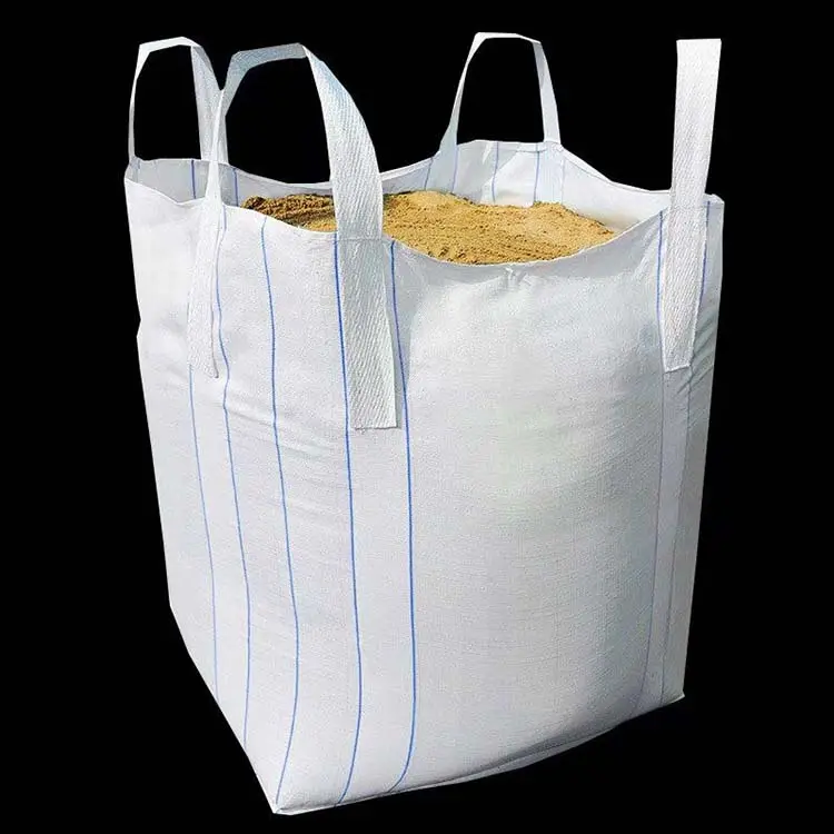 工場直接供給1トンビッグバッグ1000kgPPジャンボFIBC袋米粒トウモロコシ小麦粉セメント砂を梱包するため