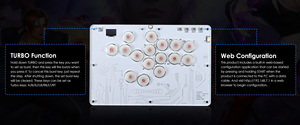 Leverless Street Fighter All Button 16 Keys Joystick Fighting <strong>Keyboard</strong> Fighting Games <strong>Controller</strong> for Ps4/Ps3/PC/Switch/Steam - Product Image 6