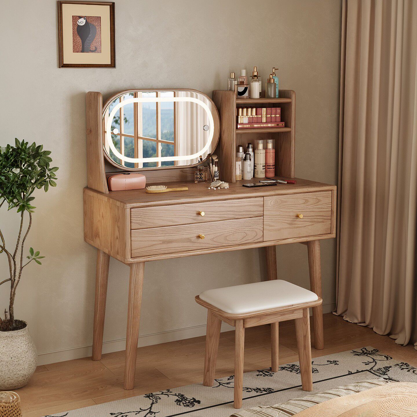 Natural wood color
