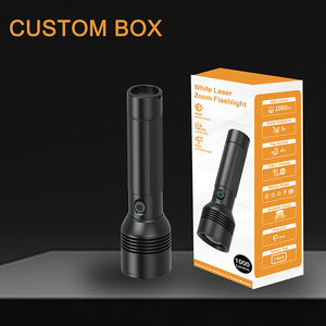 Brightenlux mới 2000 lumens trắng Laser mạnh mẽ không thấm nước Zoomable nhôm có thể sạc lại Led đèn pin <span class=keywords><strong>Torch</strong></span> ánh sáng tầm xa - Product Image 5