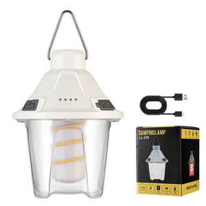 Hot New hấp phụ từ điện hiển thị đèn USB có thể sạc lại ABS + cơ thể nhựa cắm trại dẫn ngọn đuốc làm việc đèn đèn pin - Product Image 1