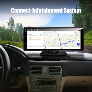 หน้าจอระบบนำทางแบบคาร์เพลย์สี่แชนแนล10.33นิ้วระบบแอนดรอยด์ออโต้4K รองรับ DVR BT สำหรับ Apple CarPlay - Product Image 3