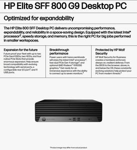 Elite Mini 800 G9 masaüstü bilgisayar i5-12500T 1.6 GHz 16 GB 512 GB SSD Mini bilgisayar bilgisayar masaüstü fiyat toptan - Product Image 6