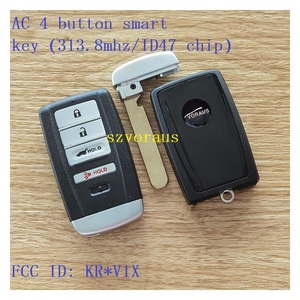 AC 3 + 1ボタンスマートキー (313.8mhz/ID47チップ) - Product Image 2