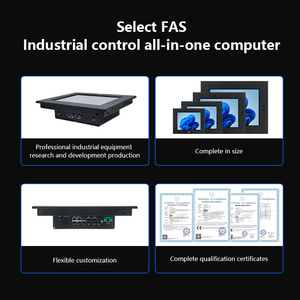 Panel de pantalla táctil industrial Fas X86 Sistema operativo Linux impermeable IP65 con CPU I5 y 8GB RAM integrado de una computadora - Product Image 2