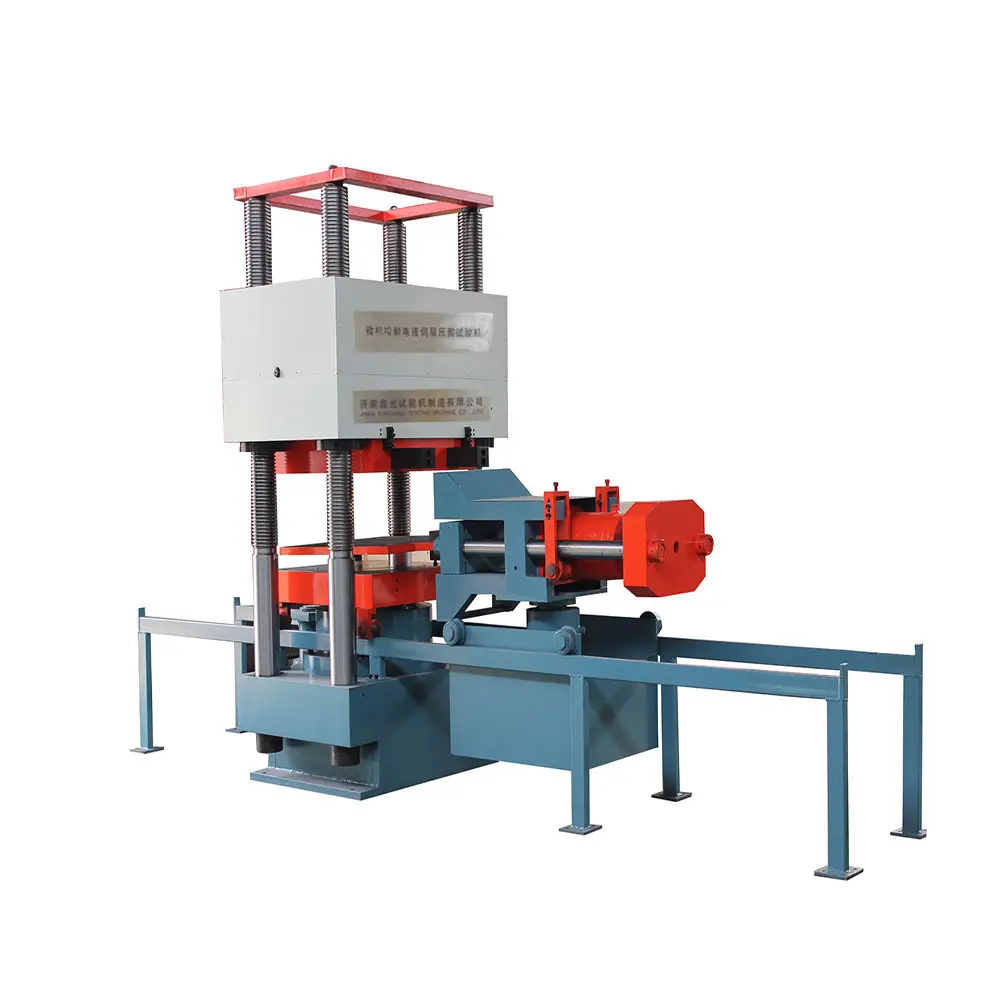 Máquina de prueba de corte servo electrohidráulica_Pruebas de compresión y flexión en componentes de hormigón