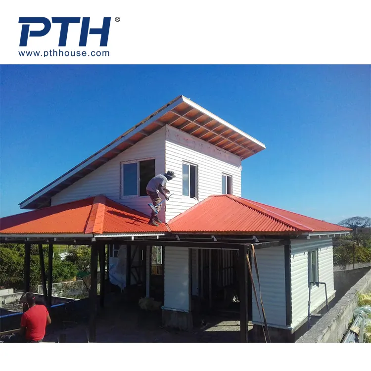 Good Price Steel Structure Roof Luxury Prefabricated Light Steel Villa Steel Prefab House Villa With High Quality And Good Price
