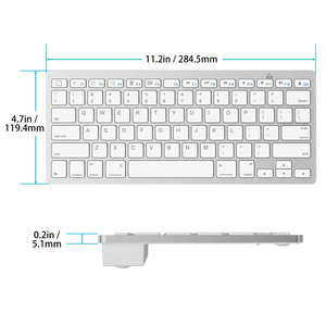 优质韩国无线键盘bk 3001蓝牙3.0 keyboard For Mac PC iPhone iPad IOS Android Windows - Product Image 4