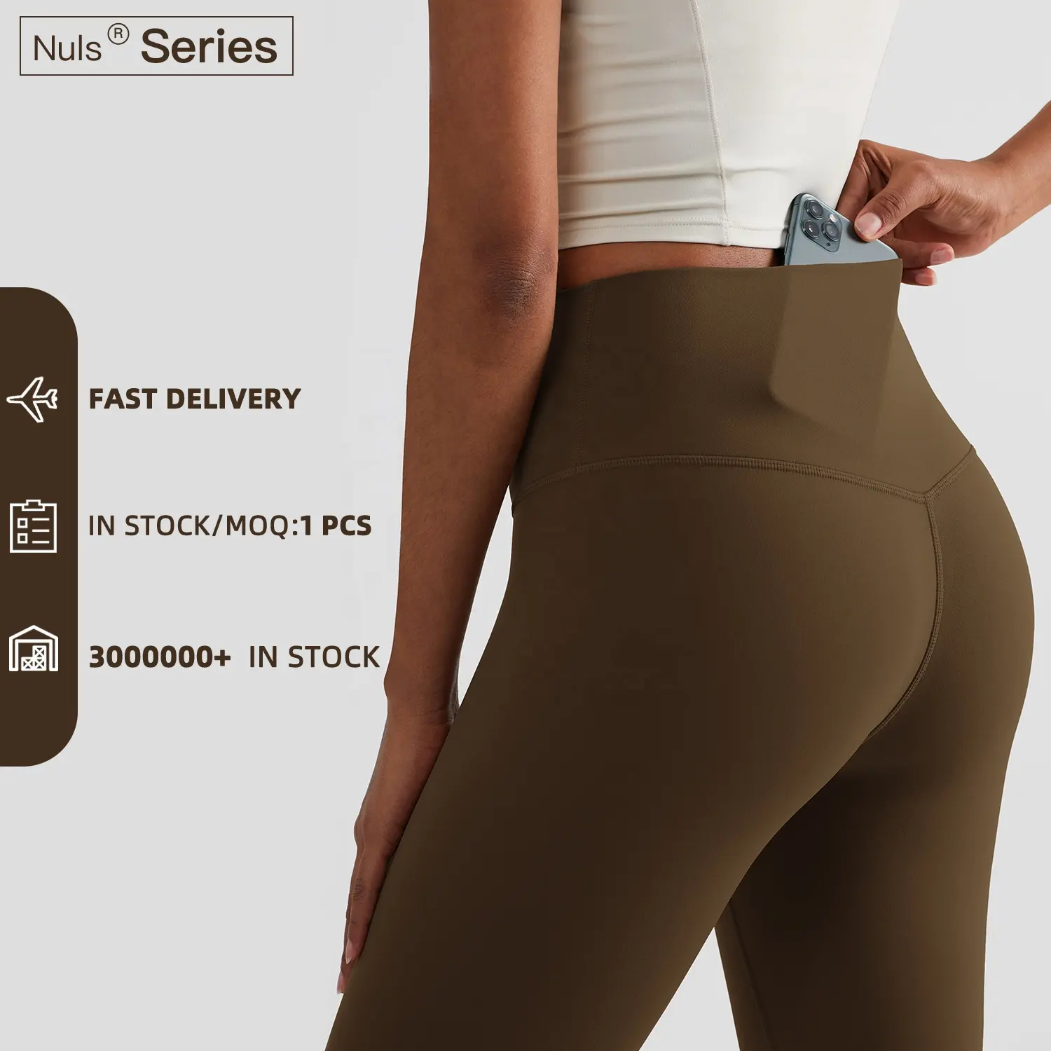 Kleurrijke Hoge Stretch Sport Broek Met Zakken Naakt Yoga Gym Leggings Voor Vrouwen