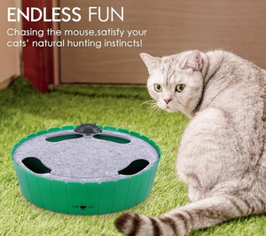 High-Quality Interactive Cat Toy W/ <strong>Running</strong> <strong>Mouse</strong> Auto-Moving Hunting Toy for Indoor Cats Hide Seek <strong>Mouse</strong> for Kittens &amp; Adults - Product Image 2