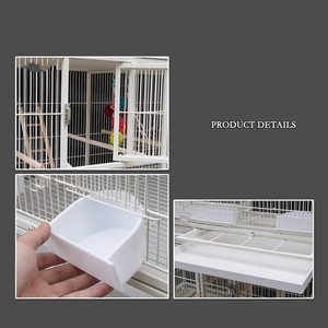 Kuş uzmanlarını yükseltmek için yaygın olarak kullanılan kuş pazarı, üç katlı evcil hayvan papağan villa kuş kafesini artırmak için stil önerir - Product Image 5