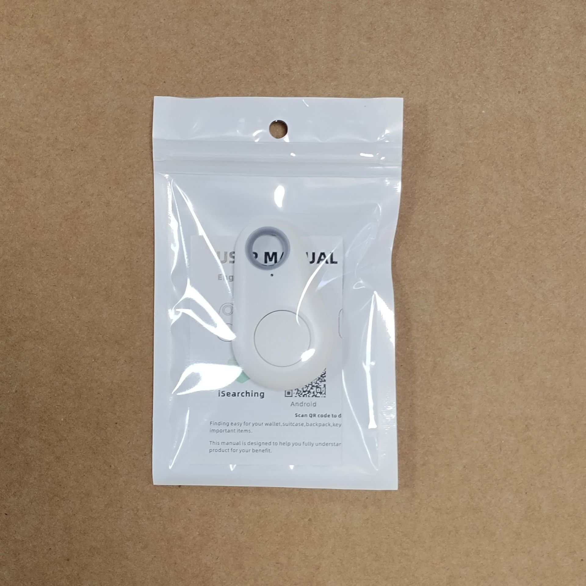 Instrucciones para bolsa nacarada blanca.