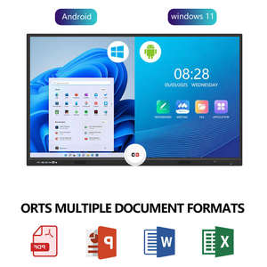 Chất lượng cao Bảng điều khiển tương tác trường giảng dạy màn hình cảm ứng bảng thông minh tương tác màn hình phẳng - Product Image 5