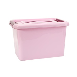 30L /25L/40L/55L/85Lマルチカラー取り外し可能プラスチック玩具積み重ね可能収納コンテナボックスホイール付き - Product Image 1