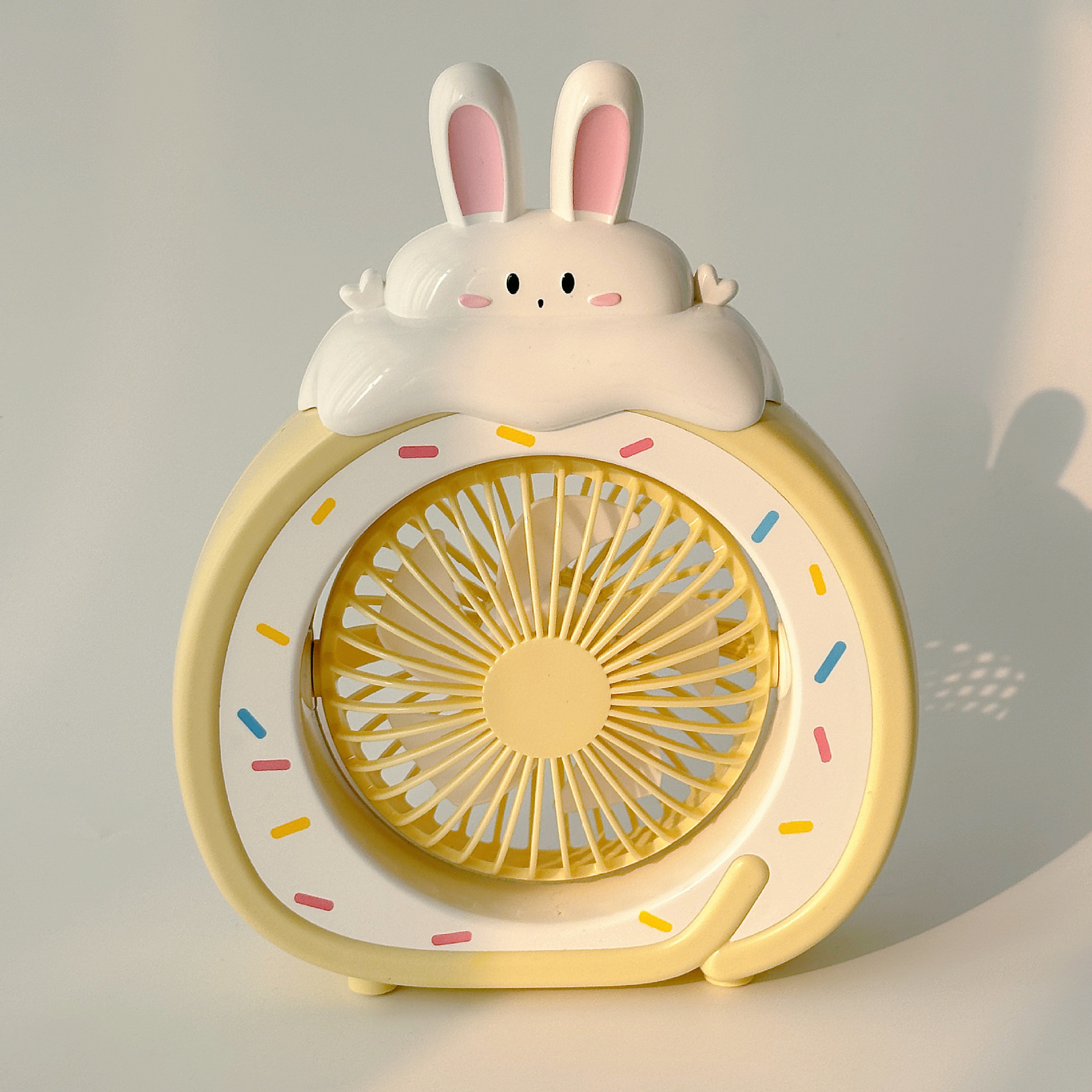 Ventilateur lapin-jaune