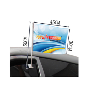 Nuevo personalizado impreso 3x5 mano onda asta publicidad coche banderas cadena rectángulo empavesado jardín triángulo banderín banderas - Product Image 6
