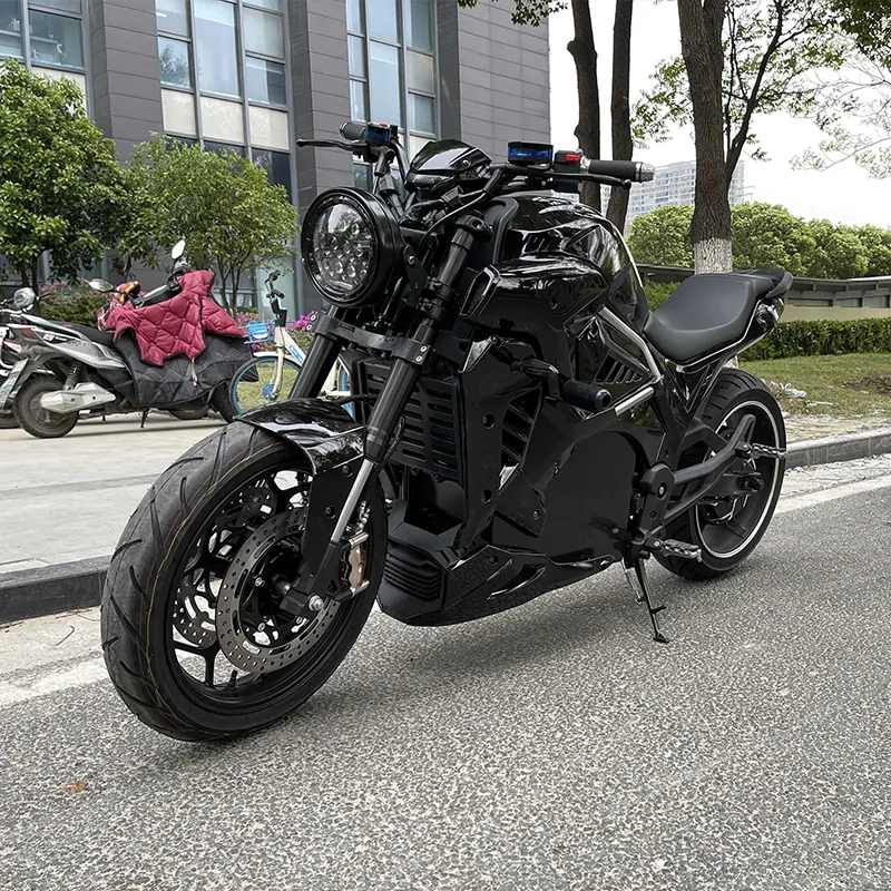 Motor potente para motocicleta de corrida elétrica de fábrica com bateria de lítio para motocicleta elétrica com motor de cubo BLDC aprovado pela CEE