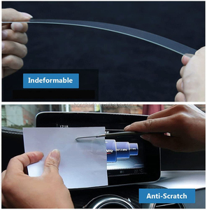Yeni araba aksesuarları navigasyon GPS yüksek temizle temperli cam ekran koruyucu Film 2K Android oto ses koruyucu etiket folyo - Product Image 6