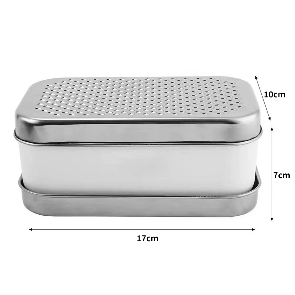 Small white double-sided grater brush