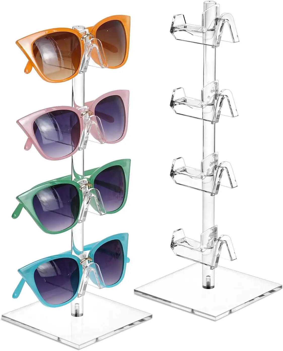 Controsoffitto acrilico porta occhiali da sole Rack acrilico occhiali da vista montatura montante espositore per negozio acrilico Stand