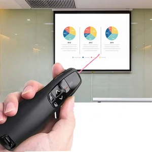 2.4G RF Wireless Presenter puntatore Laser pagina PPT penna rotante telecomando Air Mouse presentazione multifunzionale punto Laser - Product Image 1
