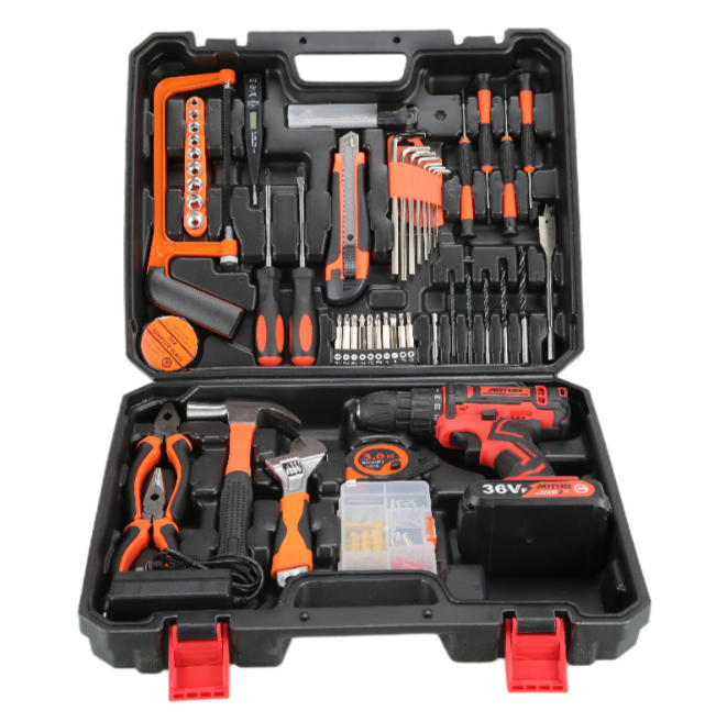 36V two battery one charge+102 piece set