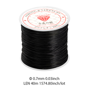 0.7mm Clear Crystal Strong Stretchy Elastic <strong>String</strong> Transparent Beading Line for Bracelet and Beading Making - Product Image 5